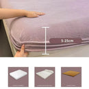 GobekUsa Cozy Milk Velvet Fitted Sheet for Autumn & Winter Mattress Topper