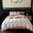 GobekUsa Egyptian Cotton Bedding Set: Queen King Full Size Sheet Pillowcase Comforter Cover