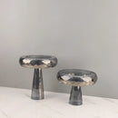 GobekUsa Geometric Glass Fruit Bowl Jewelry Storage Tray Home Decoration Tray