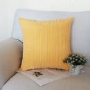 GobekUsa Corduroy Pillow Cover: Striped Cushion for Sofa Bed - Nordic Home Decor