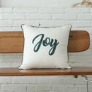 GobekUsa Christmas Letter Embroidery Plaid Cushion Cover Set
