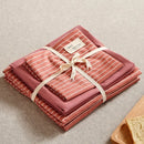 GobekUsa Japanese Grid Printed Cotton Bedding Set in Queen/King for Cozy Sleep
