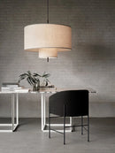 GobekUsa Handmade Fabric Chandelier: Retro Hanging Lamp for Home & Office