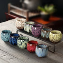 GobekUsa Egg Style Ceramic Tea Cup Porcelain Kung Fu Cups Set
