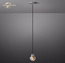 GobekUsa Crystal Pearl LED Chandelier for Bedroom Dining Kitchen - Modern Small Hanging Pendant Light Fixtures