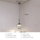 GobekUsa LED Iron Acrylic Pendant: Modern French Style Indoor Light for Bedroom & Living Room