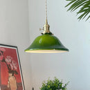 GobekUsa Green LED Pendant Lights E27 Knob Switch Kitchen Living Room Hanging Lamps