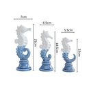 GobekUsa Cartoon Seahorse Ceramic Statue for Home Decoration