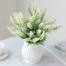 GobekUsa Lavender Foam Flower Family Room Vase Wedding Bouquet Garden Rose Arch Decoration