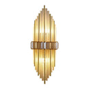 GobekUsa Crystal Strip LED Wall Lamp for Living Room, Bedroom, Study, Balcony Lighting