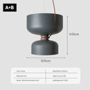 GobekUsa LED Pendant Light: Minimalist Iron Fixture for Bedroom, Living Room, Restaurants & Bars