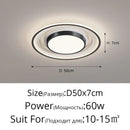 GobekUsa LED Ceiling Light with Remote Dimming for Modern Nordic Home Decor