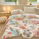 GobekUsa Dinosaur Patterns Snowflake Velvet Blanket in Various Sizes for Home/Office
