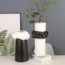 GobekUsa Abstract Patchwork Ceramic Vase Bubble Flower Pot Home Decor