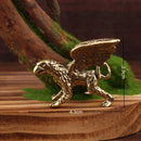 GobekUsa Brass Flying Dragon Sculpture Home Decor Ornament