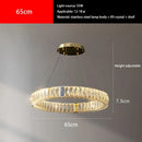 GobekUsa Crystal Pendant Chandelier LED Lighting for Kitchen Dining Room Villa