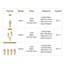 GobekUsa Gold Crystal Chandelier: Elegant Dining Room Pendant Lighting