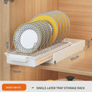 GobekUsa 2 Tier Sliding Drawer Organizer for Kitchen & Bathroom Cabinet