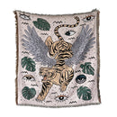 GobekUsa Bohemian Outdoor Blanket - Luxury Tapestry Rug for Camping, Picnics, and Home Decor