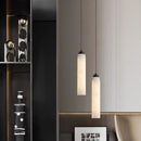 GobekUsa Black Gold Marble Cylinder Pendant Light for Modern Home Decor