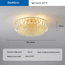 GobekUsa Crystal Ceiling Lights: Luxurious LED Fixture for Master Bedroom, Living Room Wall Decor