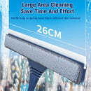 GobekUsa 2-in-1 Glass Wiper & Screen Brush | Telescopic Window Cleaner
