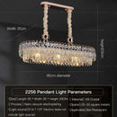 GobekUsa Crystal Chandelier: Modern Luxury for Living Room, Restaurant, Hotel Lobby