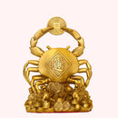 GobekUsa Copper Crab Ornaments for Wealth and Luxury Decor
