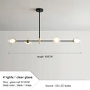 GobekUsa Glass Ball Pendant Chandelier for Modern Home Decor and Lighting