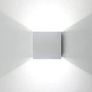GobekUsa LED Up Down Wall Lamps: Gold & Silver Aluminium Wall Light for Bedroom, Living Room, Corridor