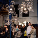 GobekUsa Art Deco Glass Bubble Chandelier: Customized for Living Room, Dining Room, Bar