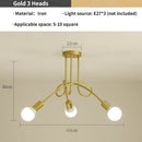 GobekUsa Gold Black Sputnik Chandelier Pendant Light for Living Room Bedroom Farmhouse