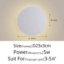 GobekUsa LED Round Touch Wall Lamps for Bedroom & Aisle Decor