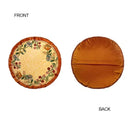 GobekUsa Gobelin Tapestry Style Reversible Cushion Cover with Tassels and Retro Birds Floral Decor