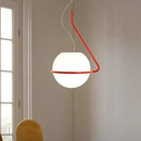 GobekUsa Glass Globe Pendant Lamp for Bedroom Living Room Kitchen Island