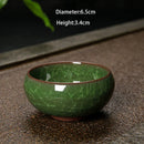 GobekUsa Ice Cracking Ceramic Tea Cup Espresso Coffee Kung Fu Teacup Cute Cup