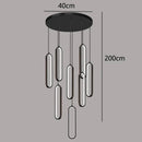 GobekUsa LED Pendant Chandeliers for Living Room Staircase Indoor Lighting