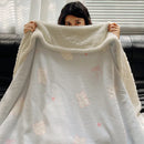 GobekUsa Cozy Fleece Blanket | Multi-Use Office & Home Shawl | Soft & Warm Blanket