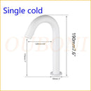 GobekUsa Automatic Sensor Bathroom Faucet, Solid Brass, Water Saving, Touch-Free Electric Tap