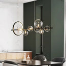 GobekUsa Glass Bubble LED Pendant Chandelier for Modern Living Room Decor