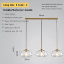 GobekUsa Industrial Loft Glass Pendant Light for Kitchen Restaurant Decor