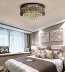 GobekUsa Crystal Ceiling Lamp: Modern Luxury Lighting for Living Room, Bedroom & Home