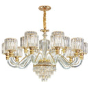 GobekUsa Crystal Chandelier: Luxury Nordic Home Lamps for Living Room, Bedroom, Dining & Study
