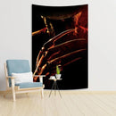 GobekUsa Horror Movie Freddy Krueger Wall Tapestry: Scary Halloween Room Decoration
