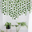 GobekUsa Ivy Green Fake Leaves Garland Vine Wall Decoration Artificial Plants