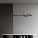 GobekUsa Black Round Ring Ceiling Chandelier Pendant SpotLight for Living Dining Room
