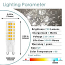 GobekUsa G9 LED Corn Bulb 3W 5W 220V 3000K 6000K Silica Gel SMD2835 Chandelier Light