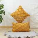 GobekUsa Diamond Solid Embroidery Cushion Cover for Modern Home Decor