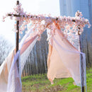 GobekUsa Artificial Sakura Flowers Vine for Wedding Garden Decor