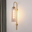 GobekUsa Glass Sconce Wall Lamp for Bedroom Living Room